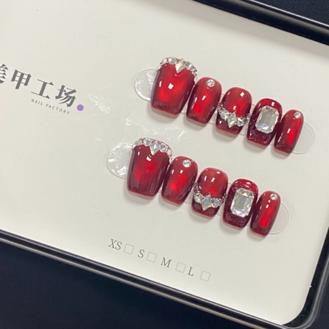 华子体验【加冕】纯手工设计轻奢手工穿戴甲（送收纳盒工具包）