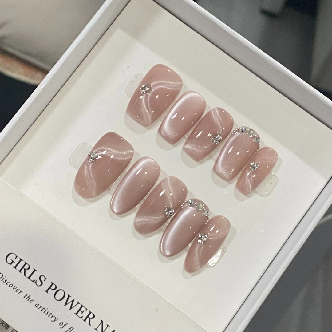 高货【人间五月】纯手工多巴胺轻奢手工穿戴甲（送高级工具包）美甲