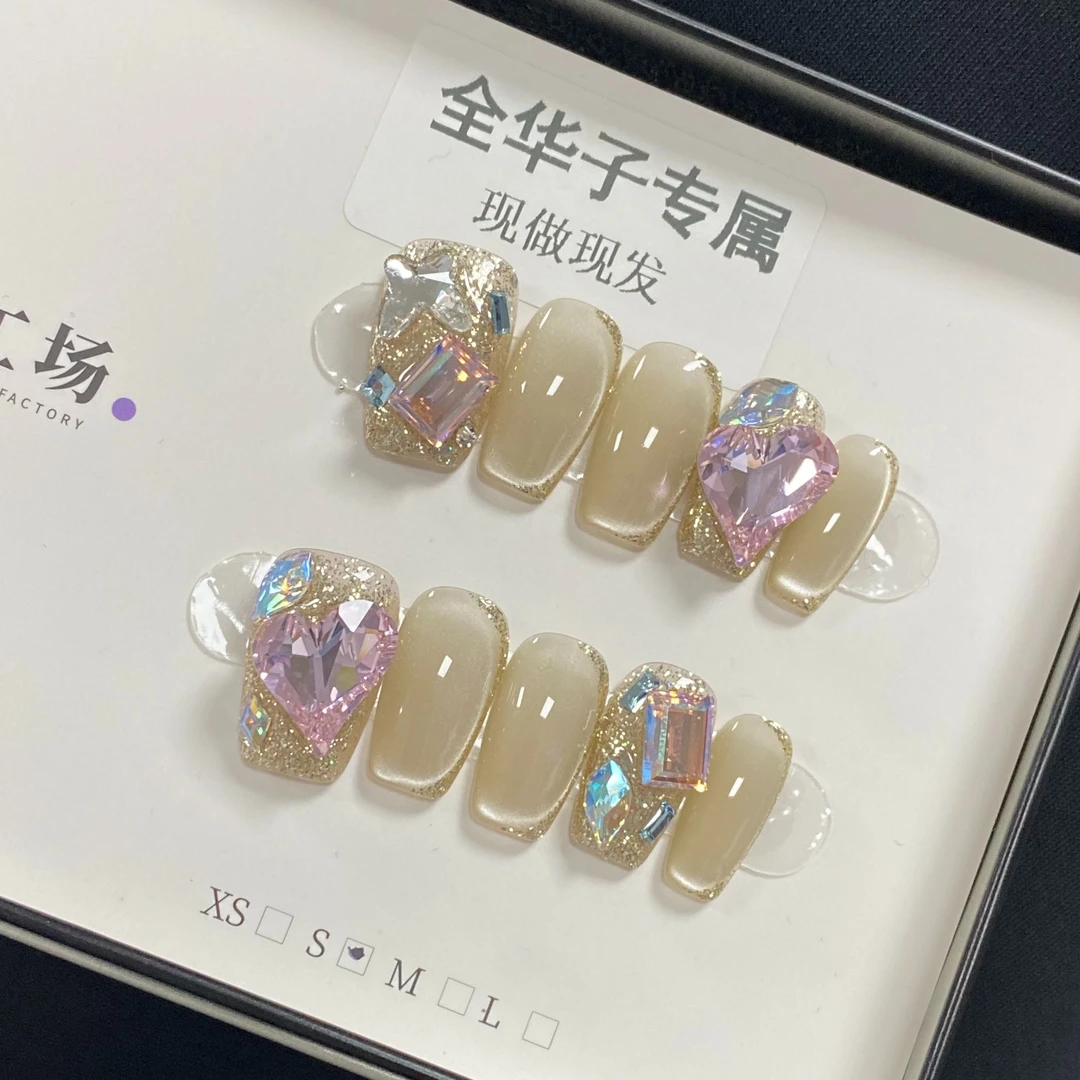 华子高奢系列【天赐】纯手工轻奢手工穿戴甲（送铁盒+高级工具包）