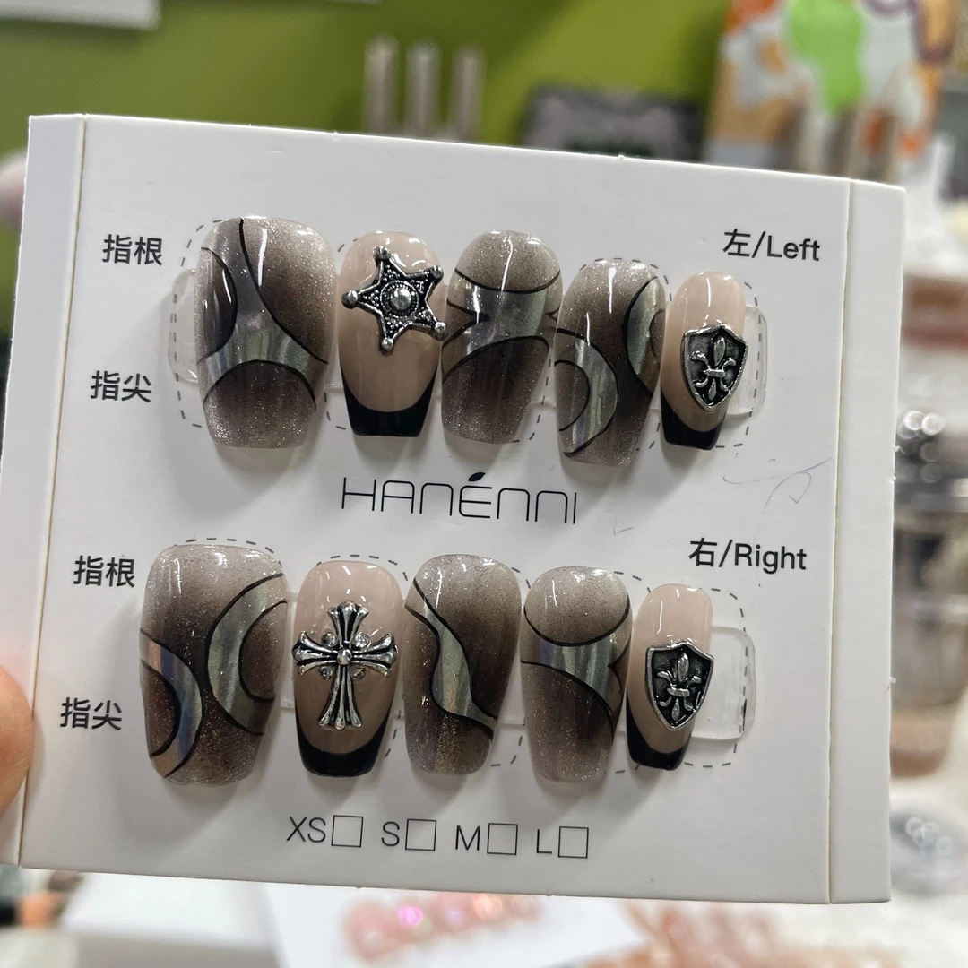 甜酷少女批发专属-纯手工穿戴甲（不含盒子，不含果冻胶，裸甲）