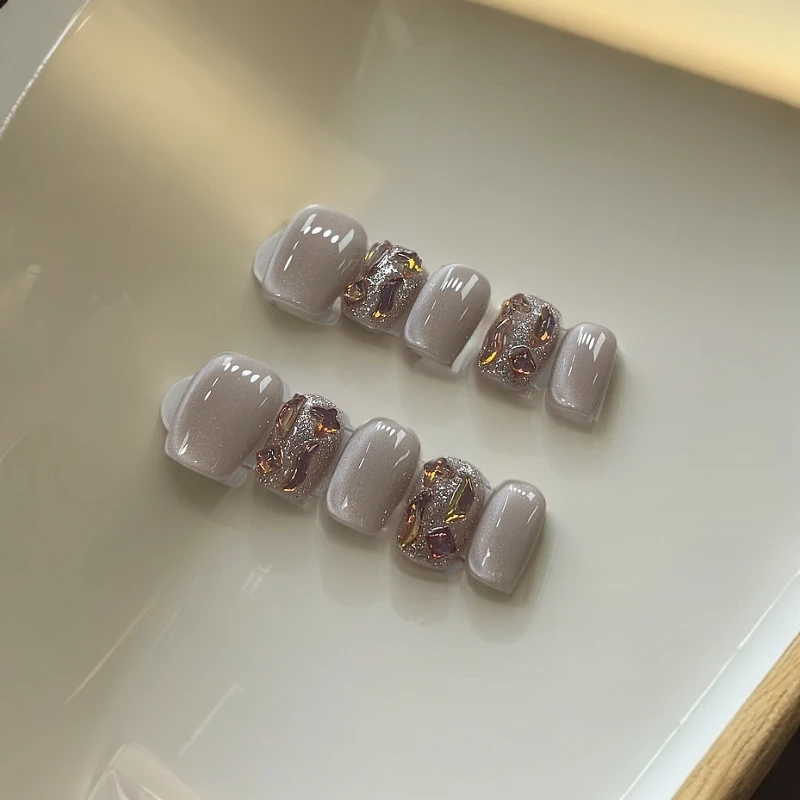 福利 短方M较多 【初心】纯手工穿戴甲（不含盒子不含果冻胶）