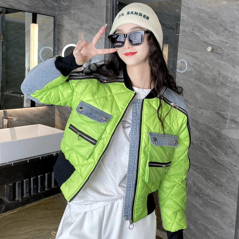 棉服女短款冬季夹克棉衣外套2025韩版DY1203-1棒球服洋气新款棉袄