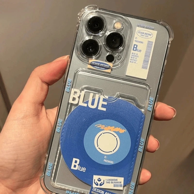 苹果15手机壳网红ins个性唱片卡套iPhone13pro防摔12全包11硅/14