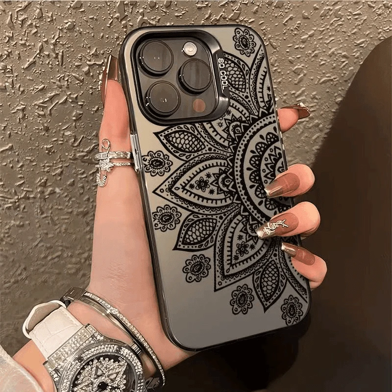 新款花纹适用苹果15promax手机壳套13/11防摔14/12情侣款奢华潮牌