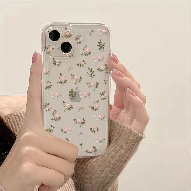 苹果12/13/14Pro手机壳iPhoneX/XR透明软壳7PLUS少女SE2全包式4S