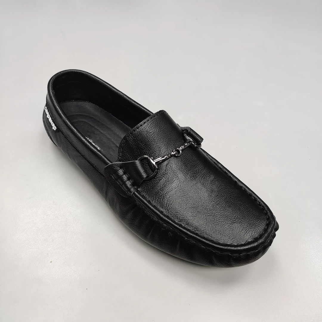 休闲皮鞋豆豆鞋男2024新款韩版软底英伦秋季潮流一脚蹬懒人鞋1538