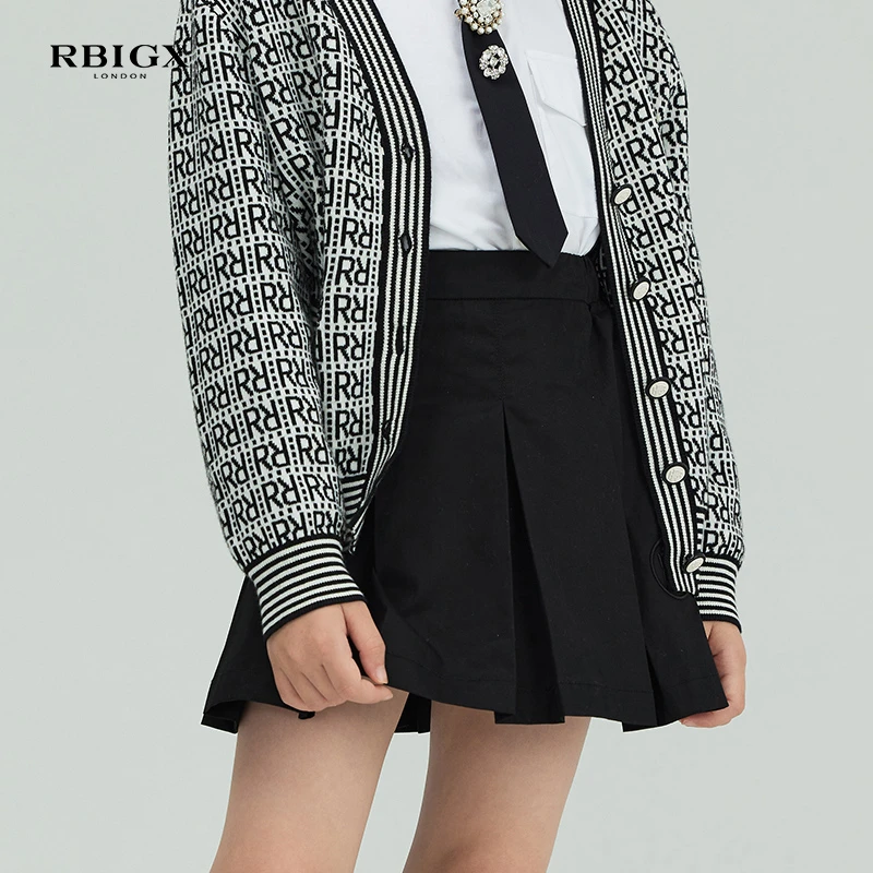 RBIGX瑞比克童装新款百褶裙裙装女童公主裙舞蹈洋气短裙子