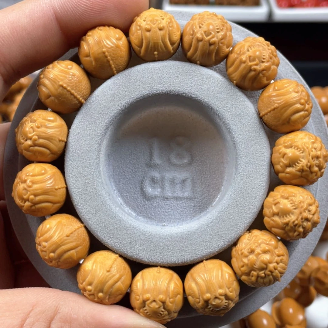 【闪购商品】猴头核桃手串少****）15+吞金兽