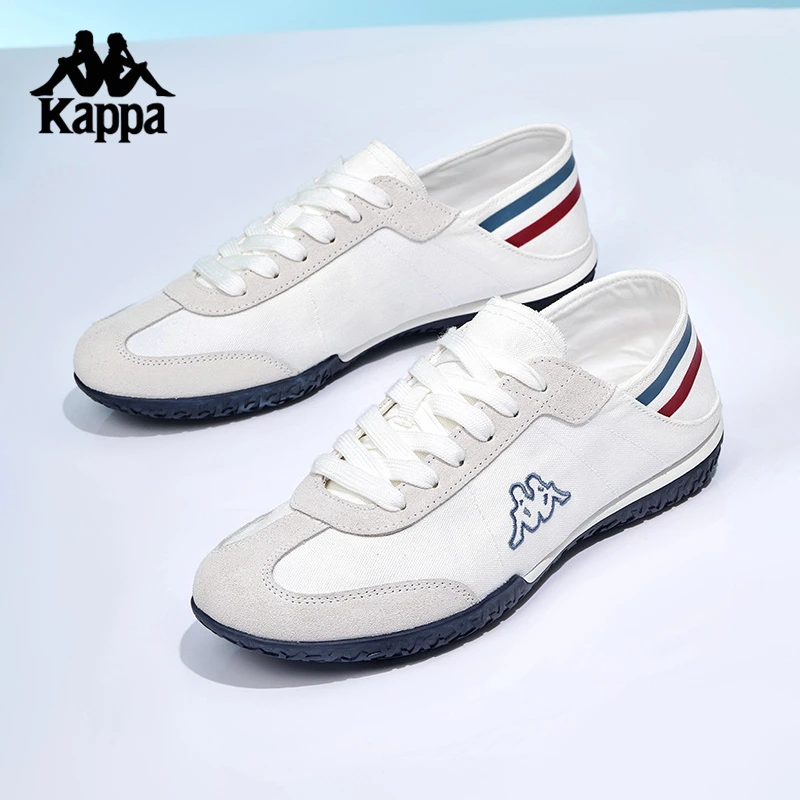 Kappa秋冬女鞋低帮运动鞋舒适软底潮流帆布鞋时尚百搭休闲鞋字