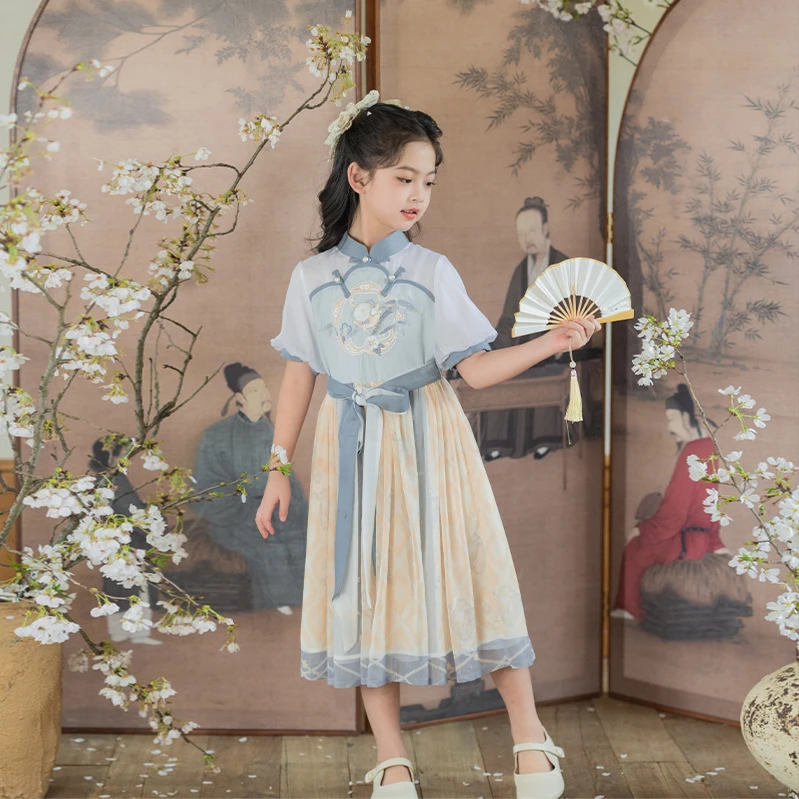 【99】直播孤品浮力 女童汉服