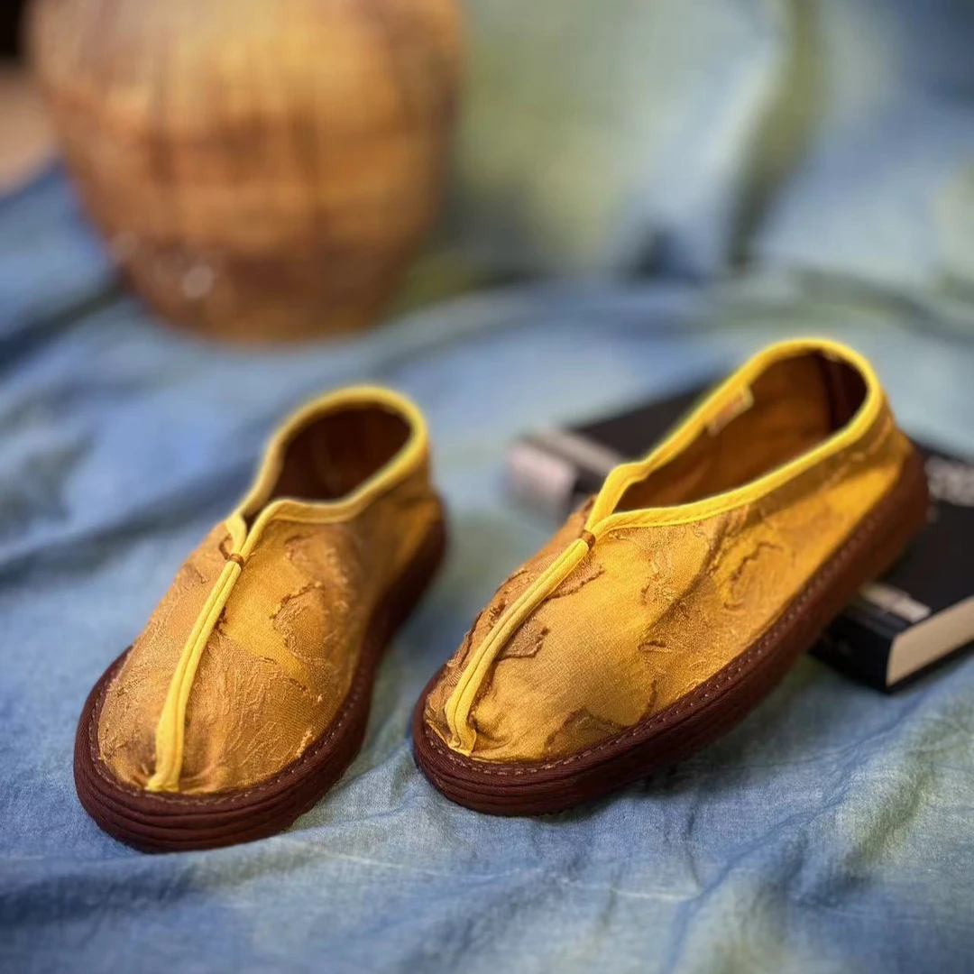 西楚【秋意】中国风透气养脚刺绣纯手工千层底布鞋民族风女鞋软底