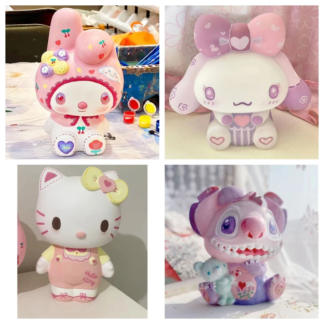 （2.5元批发区）3D立体香薰儿童涂色石膏娃娃石膏玩具