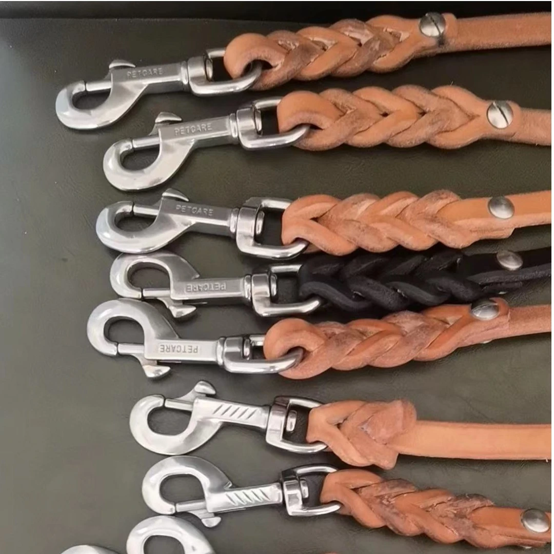 直播间专拍皮一根牛皮牵引绳狗绳钩子直播间描述为准牵引带