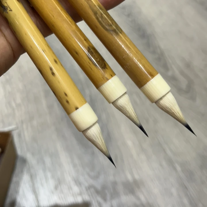 【艺阁缠纸】鸡距笔 小楷专用紫豪毛笔 蒜头小楷笔簪花小楷专业级