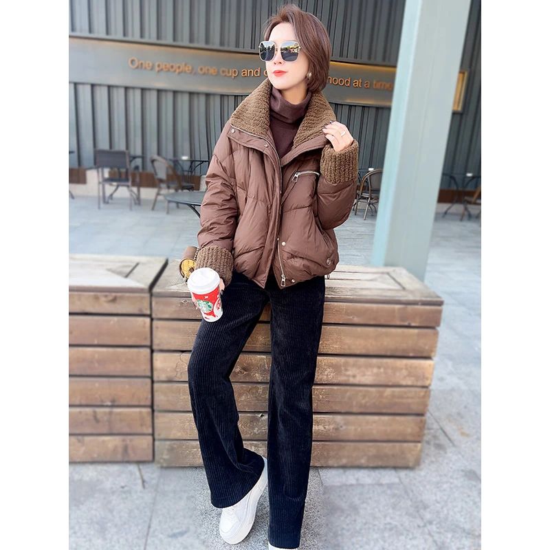 短款羽绒服女2023年新款冬季小个子时尚加休闲厚保暖外套23120304