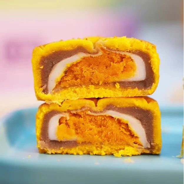 【大光头补贴】酥二零0蔗糖芋泥麻薯蛋黄肉松小酥饼50克*3枚