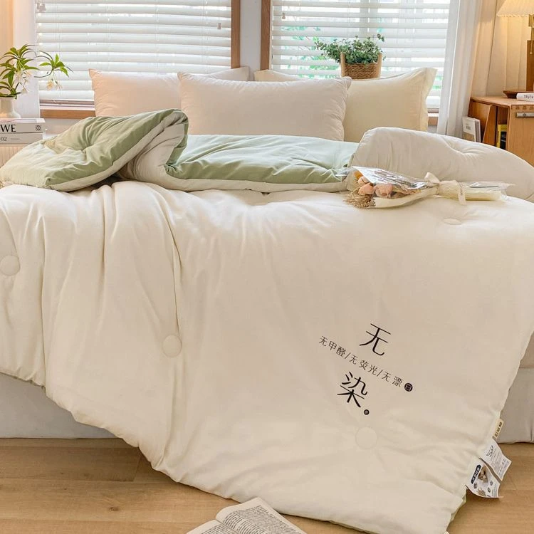 大豆纤维被子春秋被四季被棉被褥加厚冬被学生宿舍单人被芯太空被