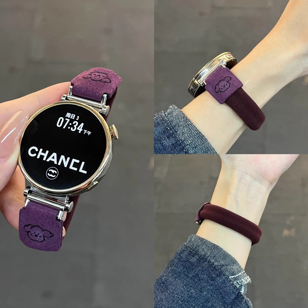 适用华为GT6表带新款弹力可爱发圈GT4手表watch3/4GT5pro手腕表带