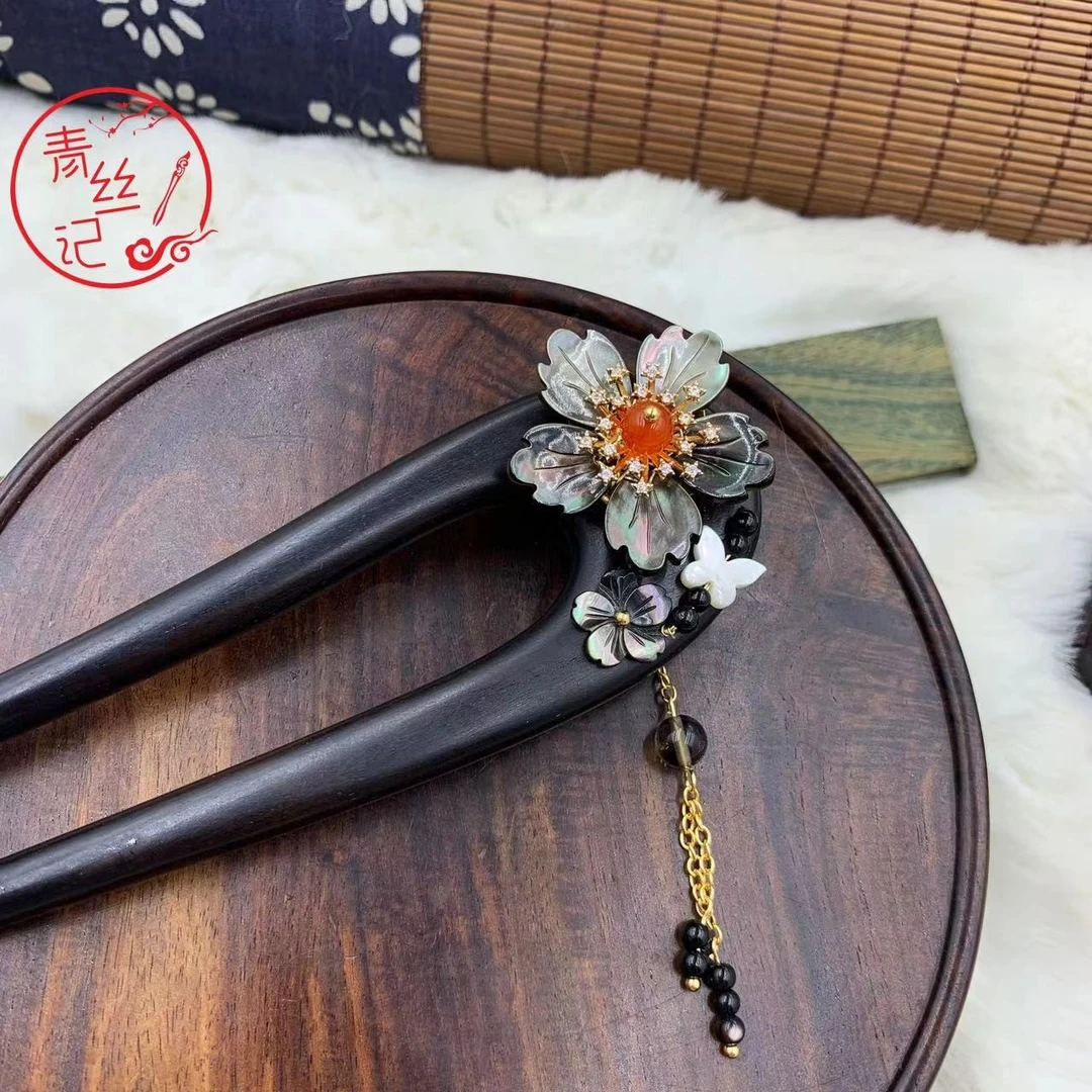 【朱墨】发簪簪子木发簪复古适合年轻人的发簪款简约日常古典青