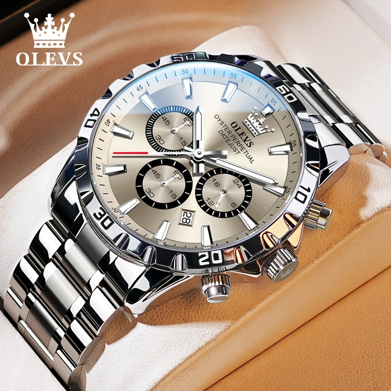 【张智霖代言】欧利时手表男士经典防水夜光精钢全自动时尚男表5626