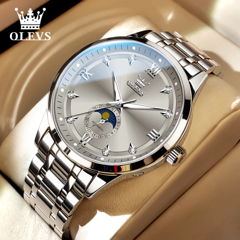 【新款】正品欧利时手表防水简约大气机械表百搭帅气全自动男表7067