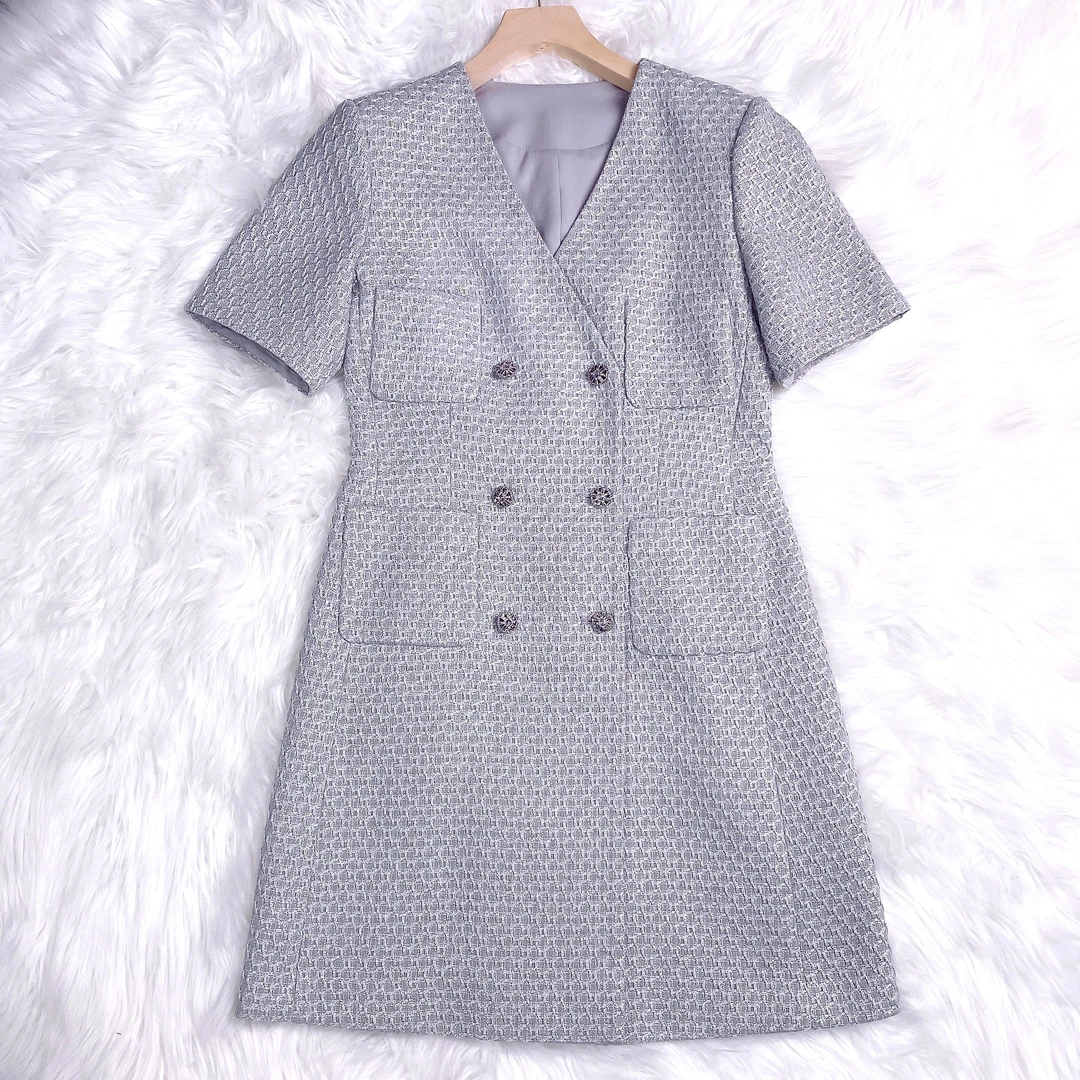 高定轻奢小香风连衣裙 70191