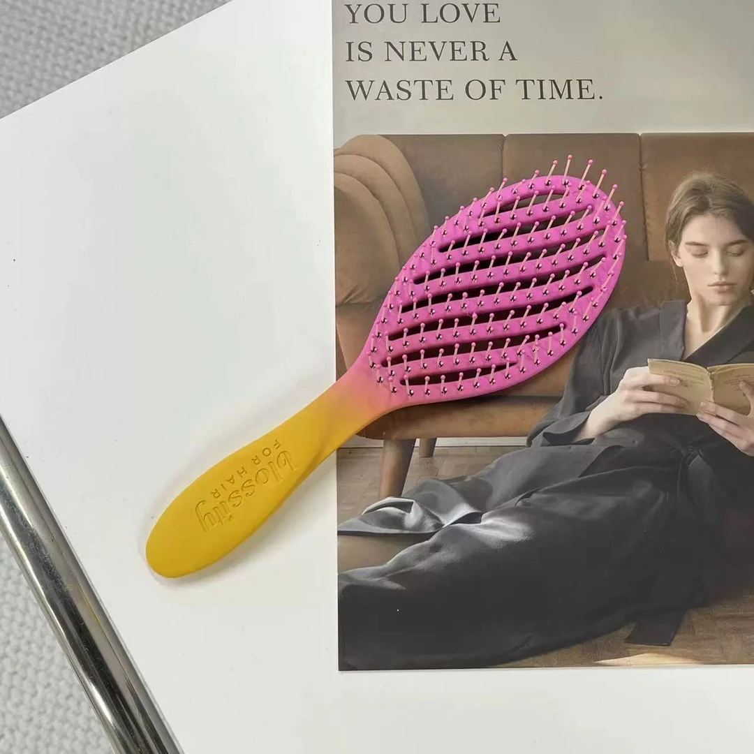 【亿通优选】镂空弹力按摩梳