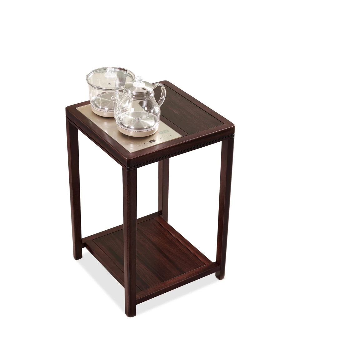 锦福轩 新中式全实木茶水柜家用茶室茶水柜茶室禅意储物边柜置物