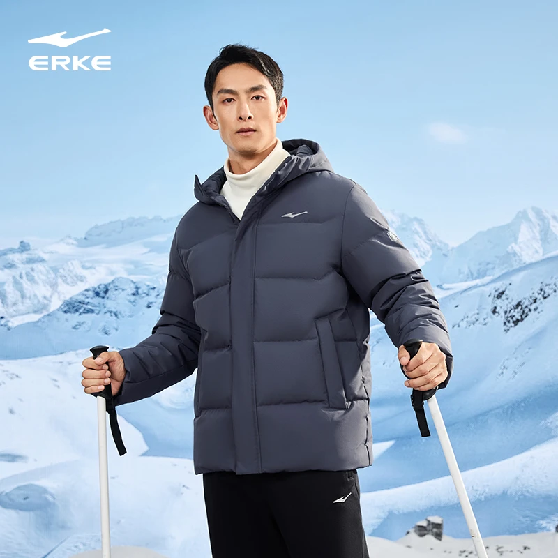 炁凝科技 | 男加厚百搭外套保暖休闲抗静电羽绒服-1032