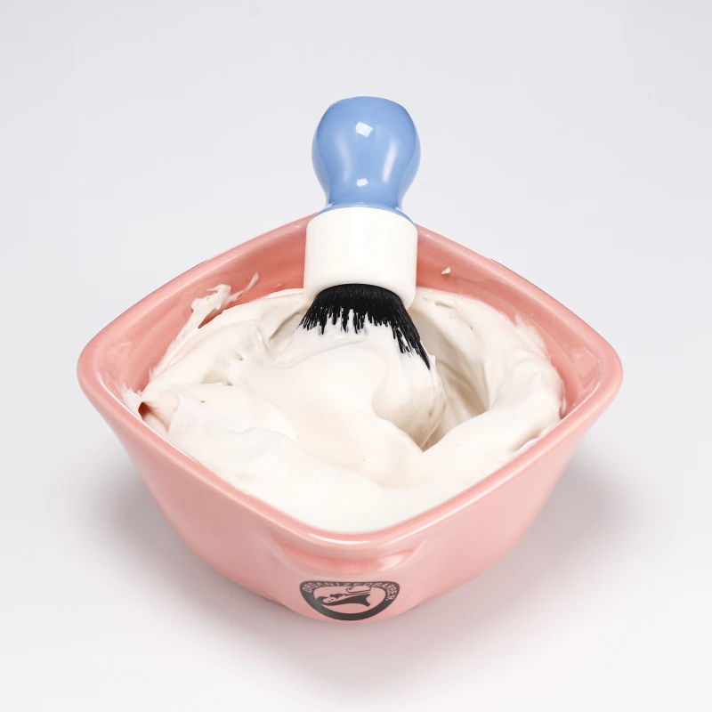 爱力艮陶瓷男士广口剃须碗剃须皂打泡碗剃须泡沫碗刮胡碗剃头碗