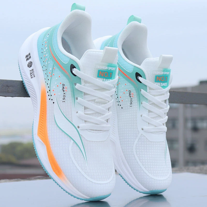 学生运动鞋男款潮鞋2025新款夏季网面透气轻便软底减震跑步鞋子男