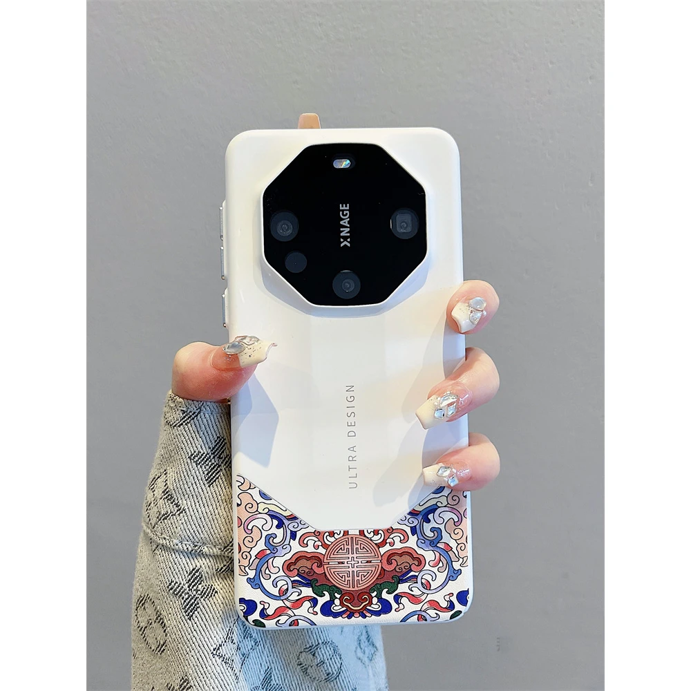 非凡大师自带镜头膜华为mate60pro超薄磨砂壳mate40保时捷男女款