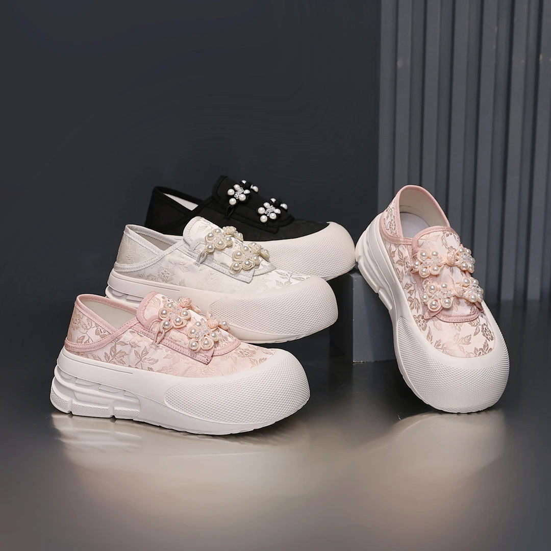 千之恋断码现货增高5CM2025春夏休闲百搭厚底高能感潮鞋女鞋3237