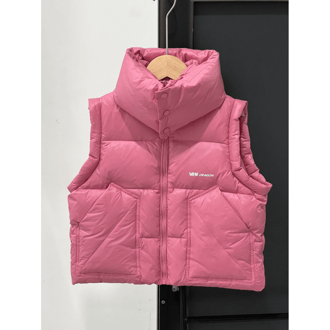 子涵童装D新款杜邦三防羽绒马甲儿童加厚背心韩版美拉德男女童冬