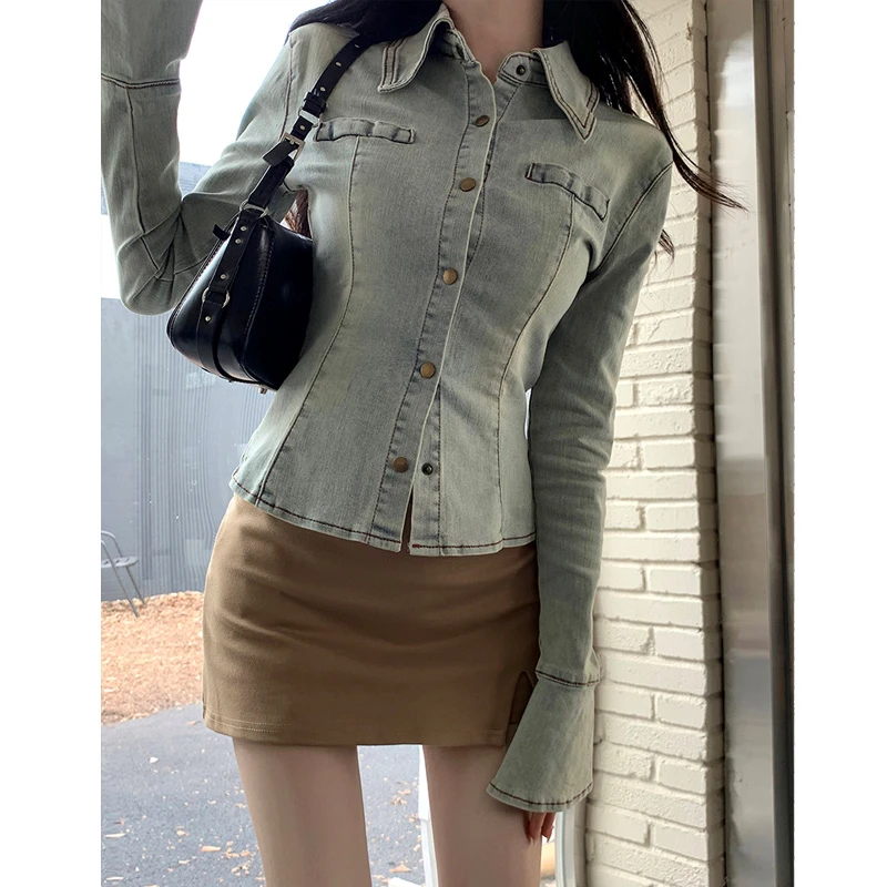 双面女神大码胖mm半身裙女复古辣妹显瘦夏季新款小开叉包臀超短裙
