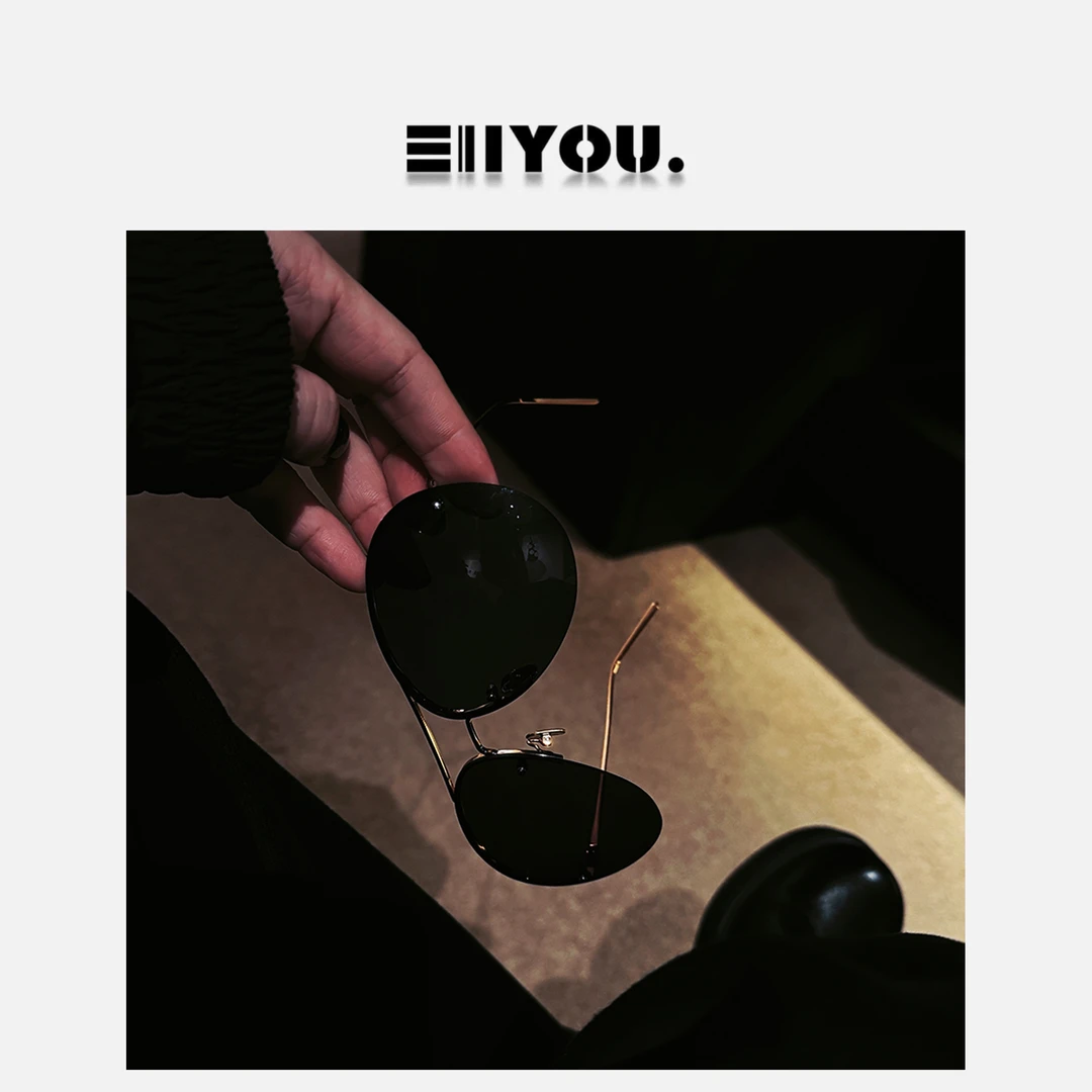 【ENYOU定制】金色无框眼镜