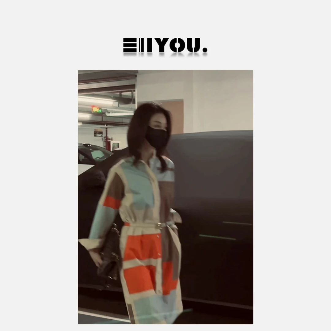 【ENYOU定制】高定 几何衬衫连衣裙