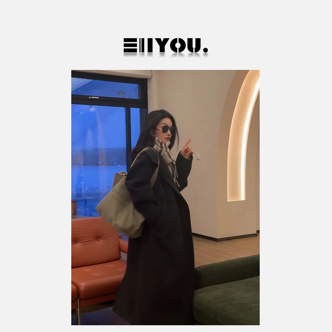 【ENYOU定制】冬装上新 高智感 灰色大衣