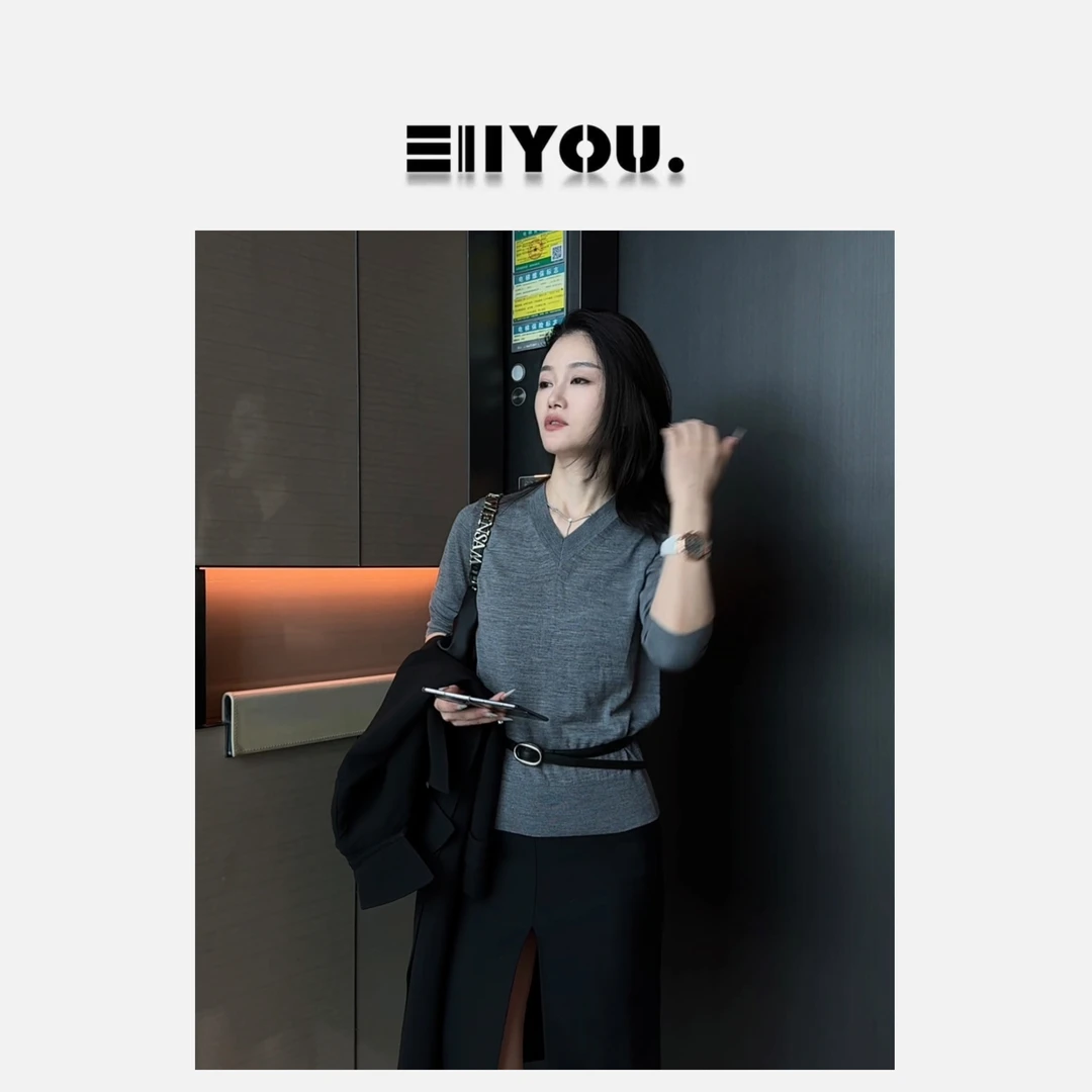 【ENYOU定制】高级灰 羊毛针织衫