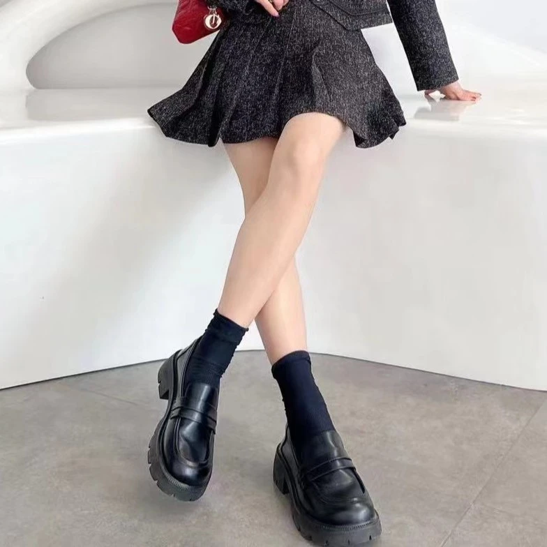 胖哥精选女鞋 经典百搭福鞋902（跟高4厘米左右）