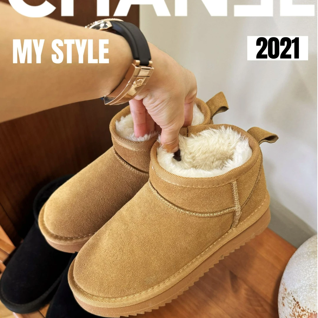 胖哥精选小码女鞋 定制雪地靴5853 （2.5厘米左右  ）