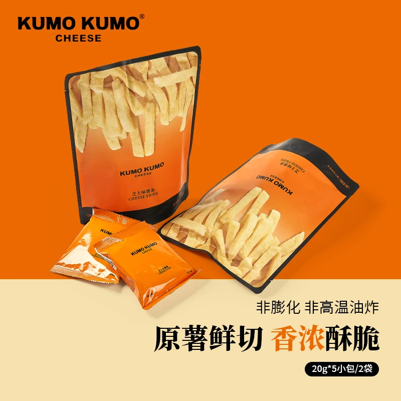 KUMO KUMO原切车达芝士薯条*10包薯条零食追剧零食咸香好吃怪味