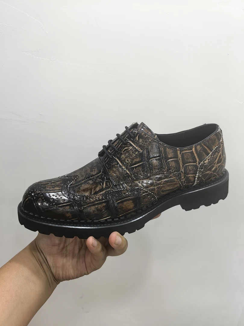 手工定制男鞋听口令下单不听口令随机发货舒适黑色男士399百搭