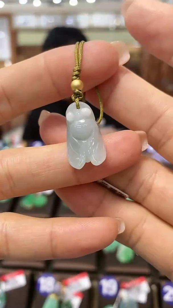 【闪购商品】翡翠颈饰未镶嵌天然翡翠     挂件