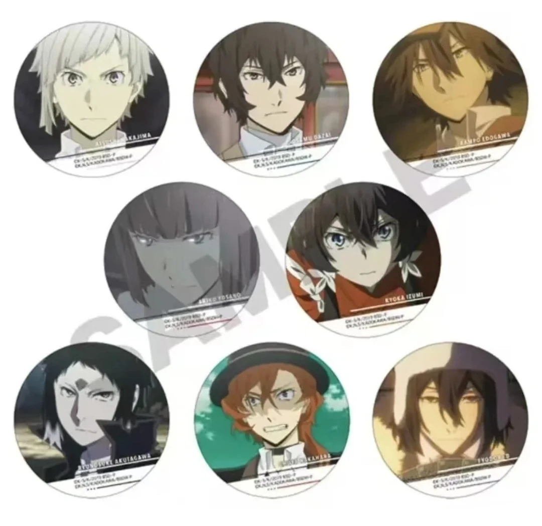 【文豪场面TV截图吧唧】全8种 文豪野犬 潮玩盲盒(拆盒代拆)
