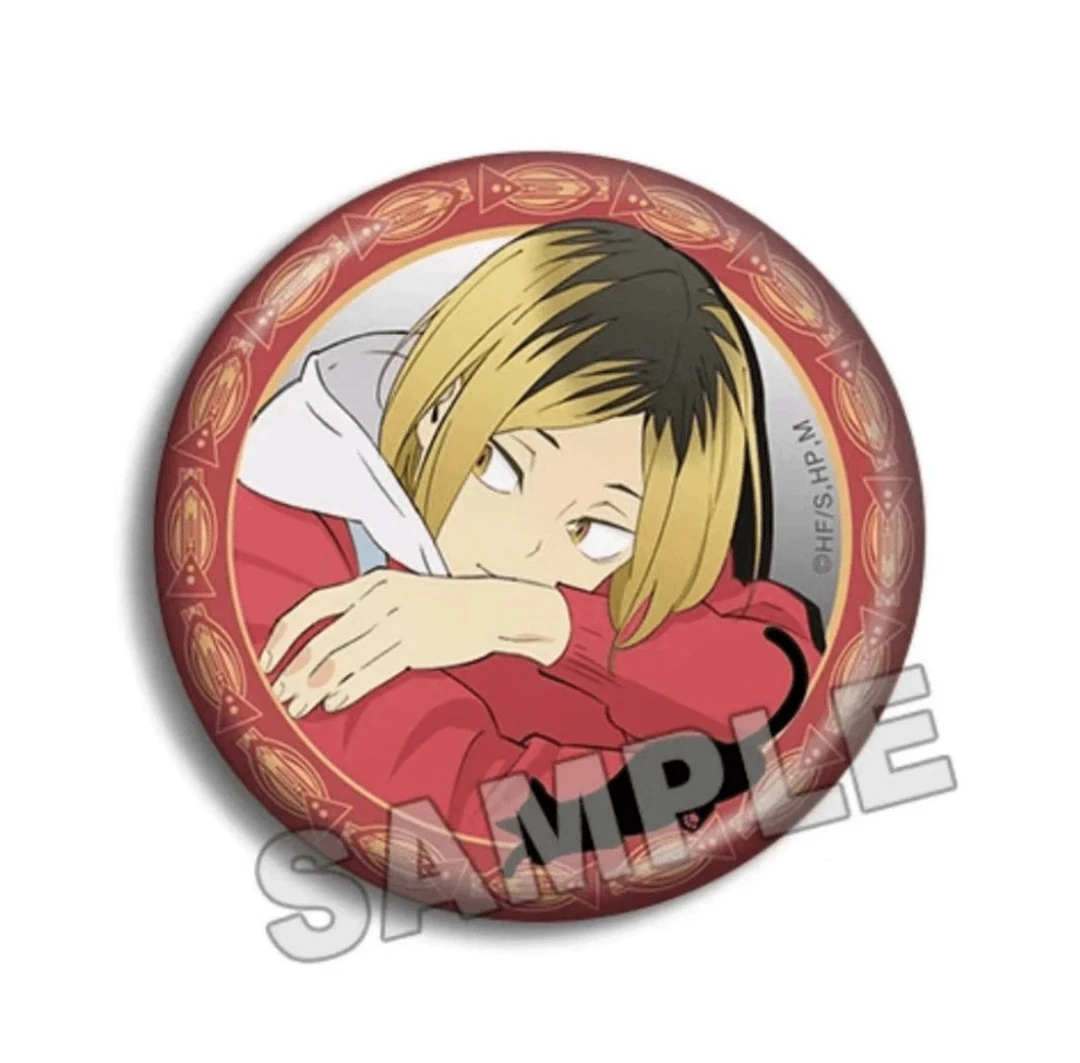 排球少年 音驹 猫部75mm闪吧唧【盲盒商品 默认代拆】