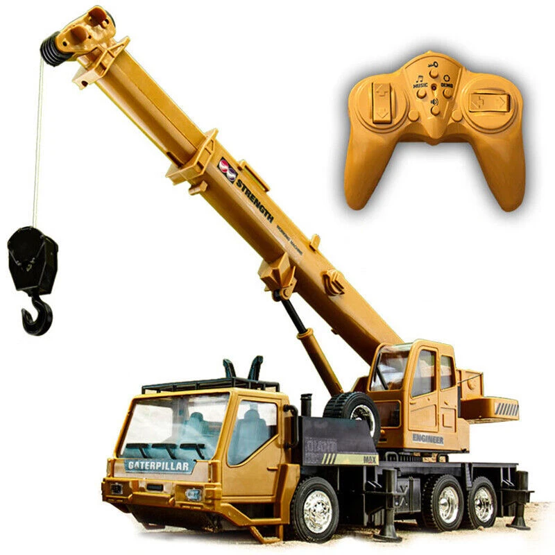 遥控吊车工程车吊车电动遥控起重机吊车玩具无线遥控吊车男孩玩具