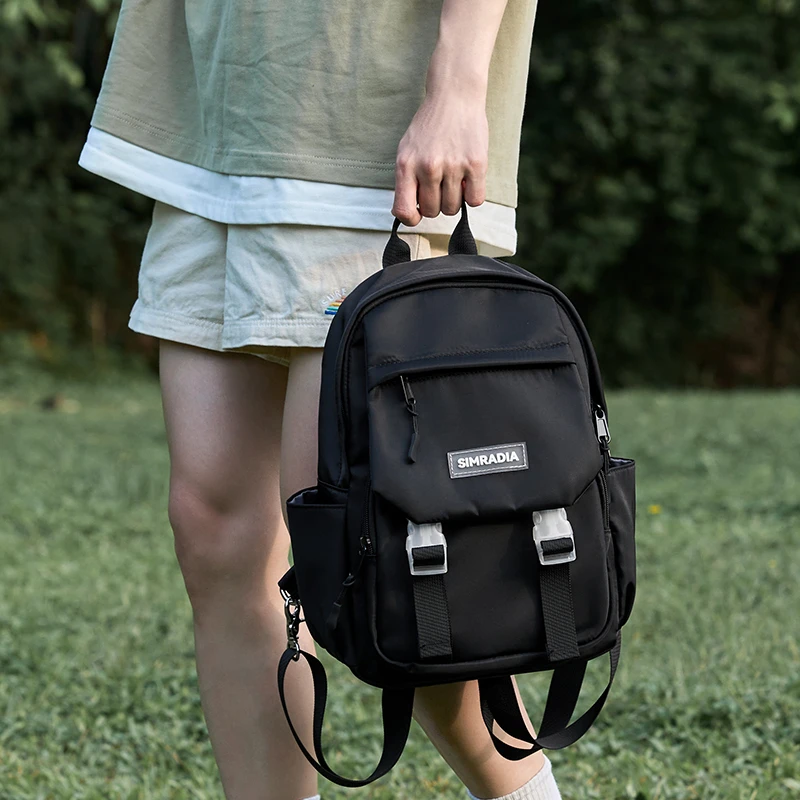 双肩包女轻便迷你小背包休闲百搭妈咪包学生书包时尚潮流女包1750