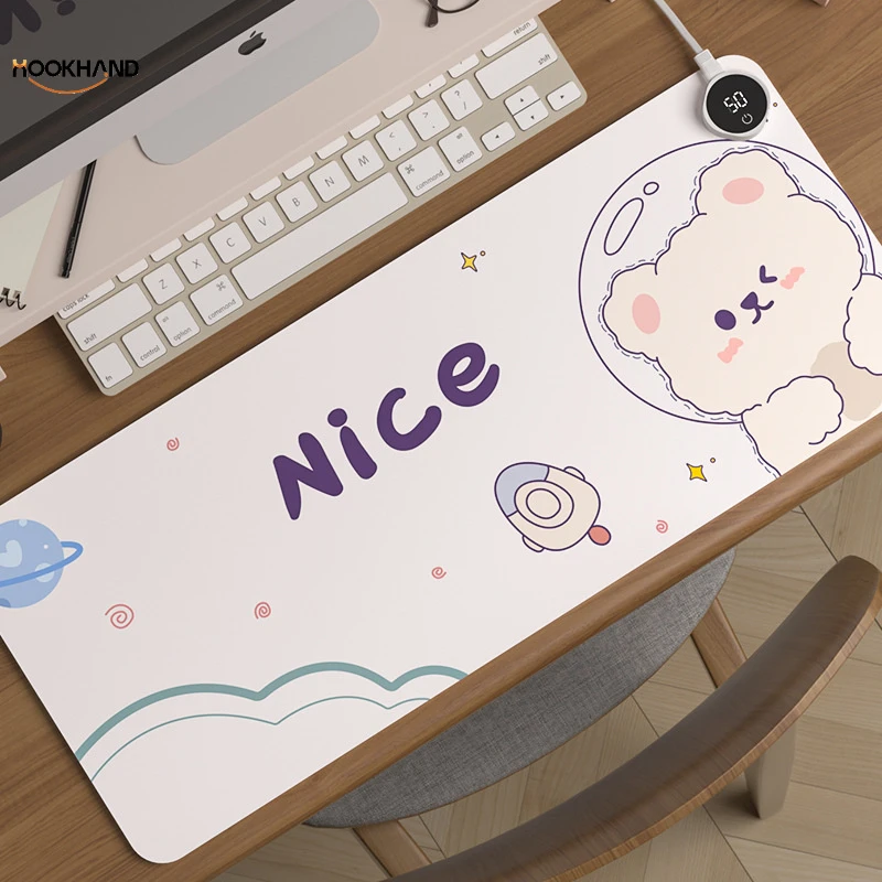 加热鼠标垫超大发热学生书桌电脑暖办公室桌面暖手电热垫厂家