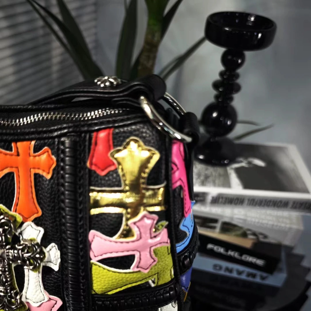 【狮子家】彩色单肩包-023